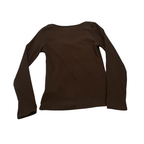 NWT Dazy Scoop Neck Sweater Dark Brown XL - Picture 4 of 9